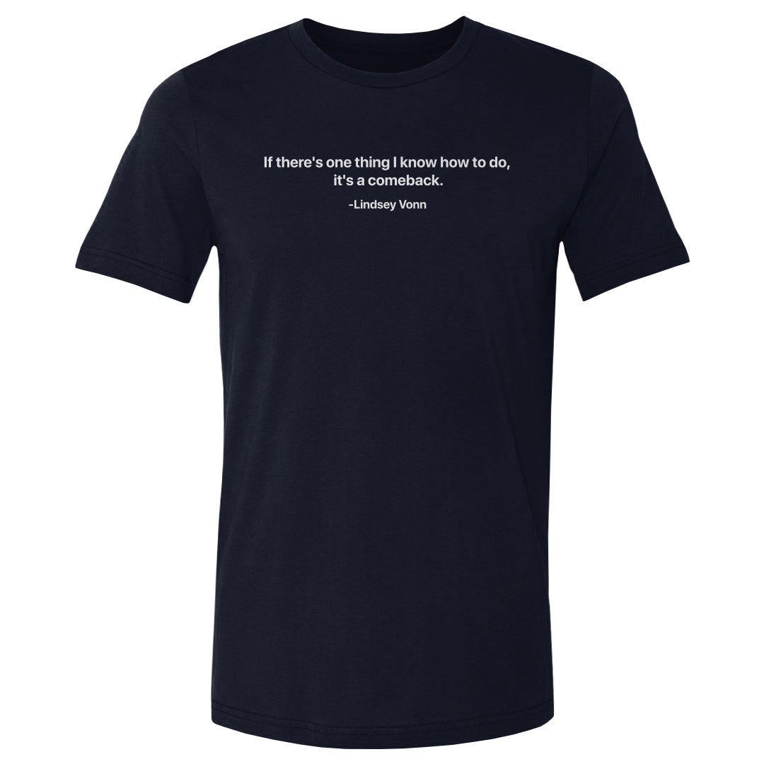 Lindsey Vonn Men's Cotton T-Shirt | 500 LEVEL