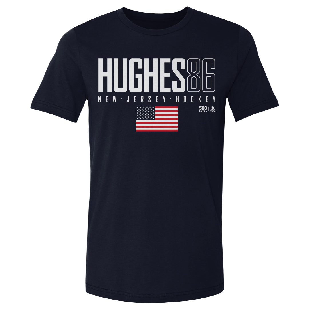 Jack Hughes Men's Cotton T-Shirt | 500 LEVEL
