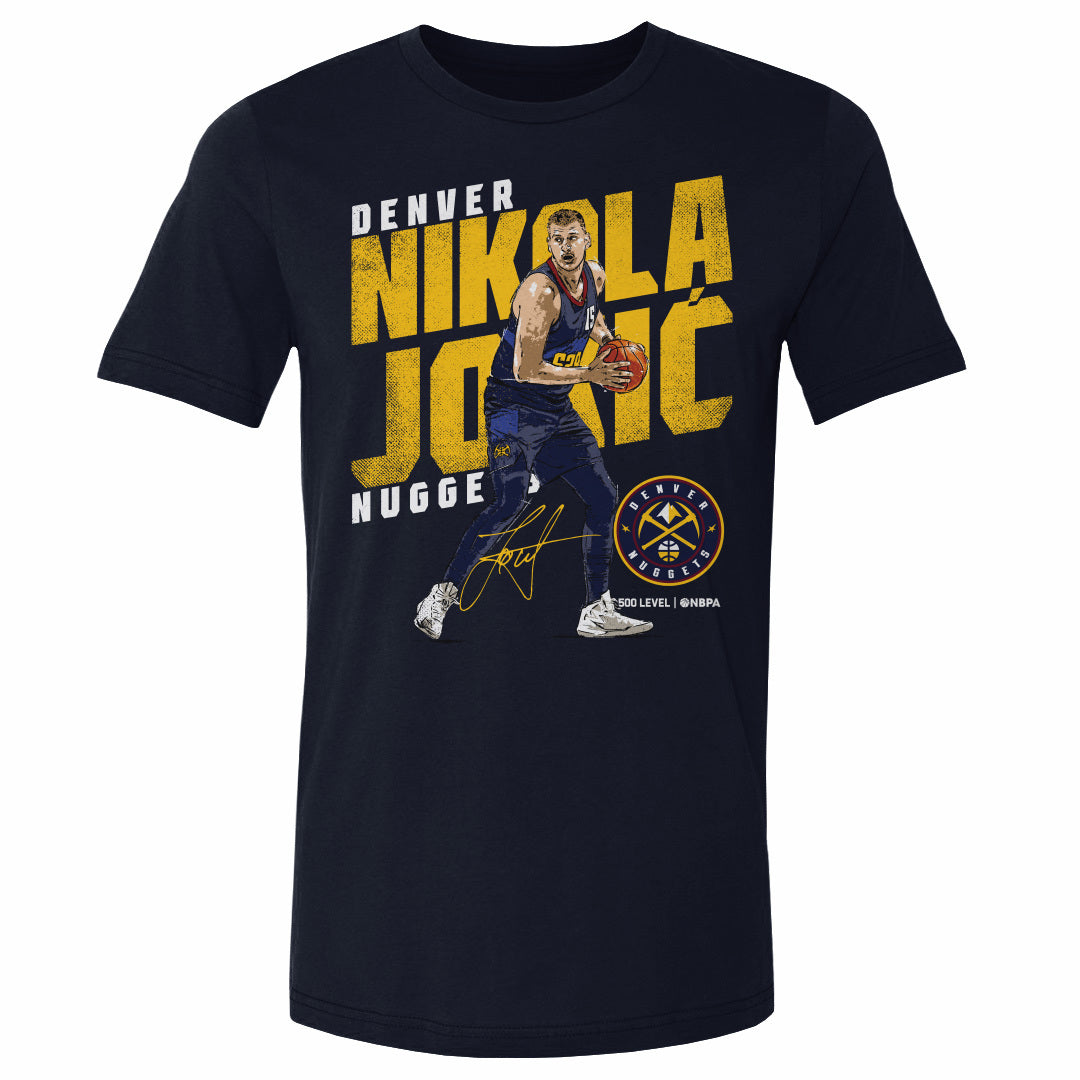 Nikola Jokic Men's Cotton T-Shirt | 500 LEVEL