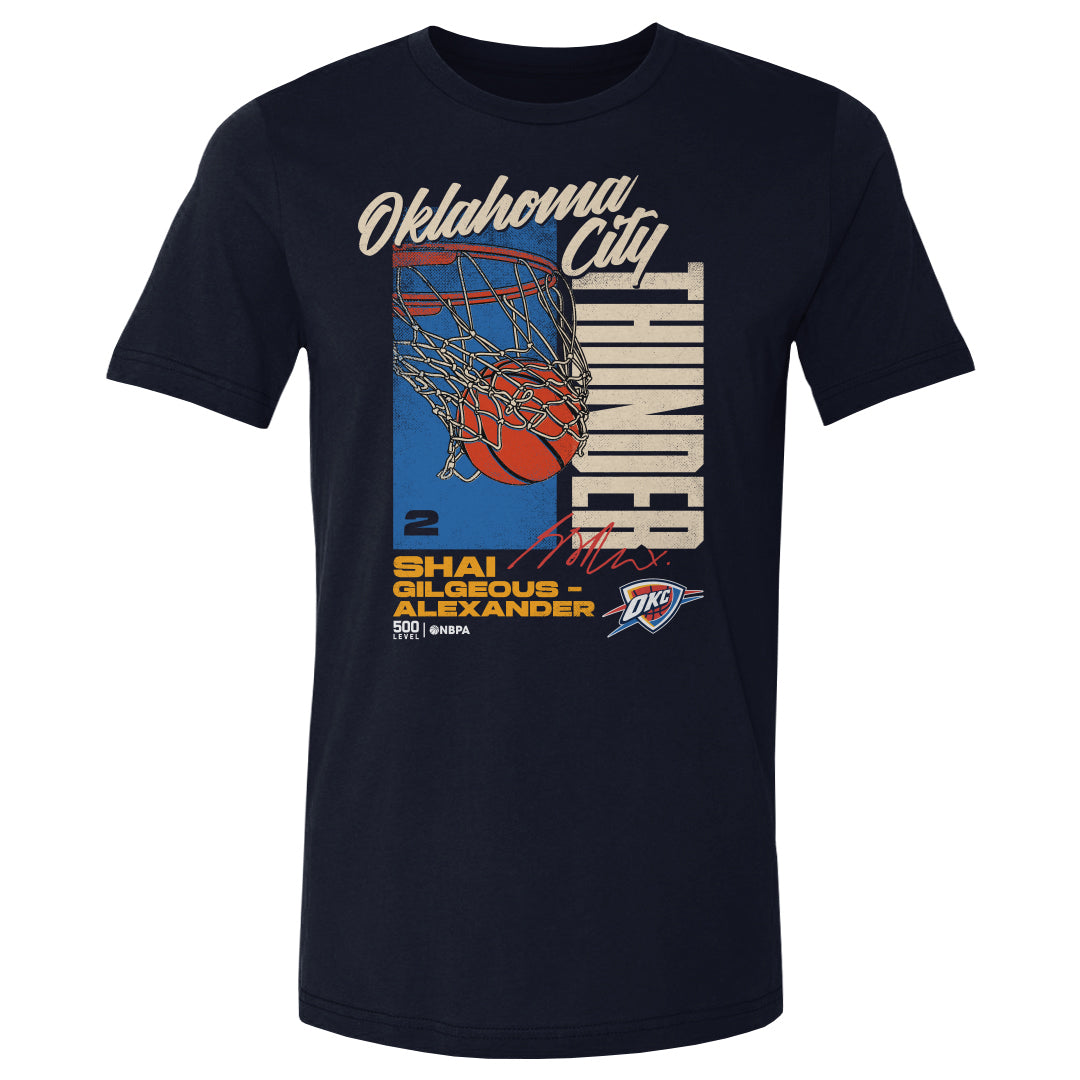 Shai Gilgeous-Alexander Men's Cotton T-Shirt | 500 LEVEL