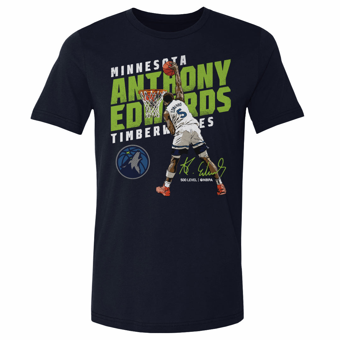 Anthony Edwards Men's Cotton T-Shirt | 500 LEVEL