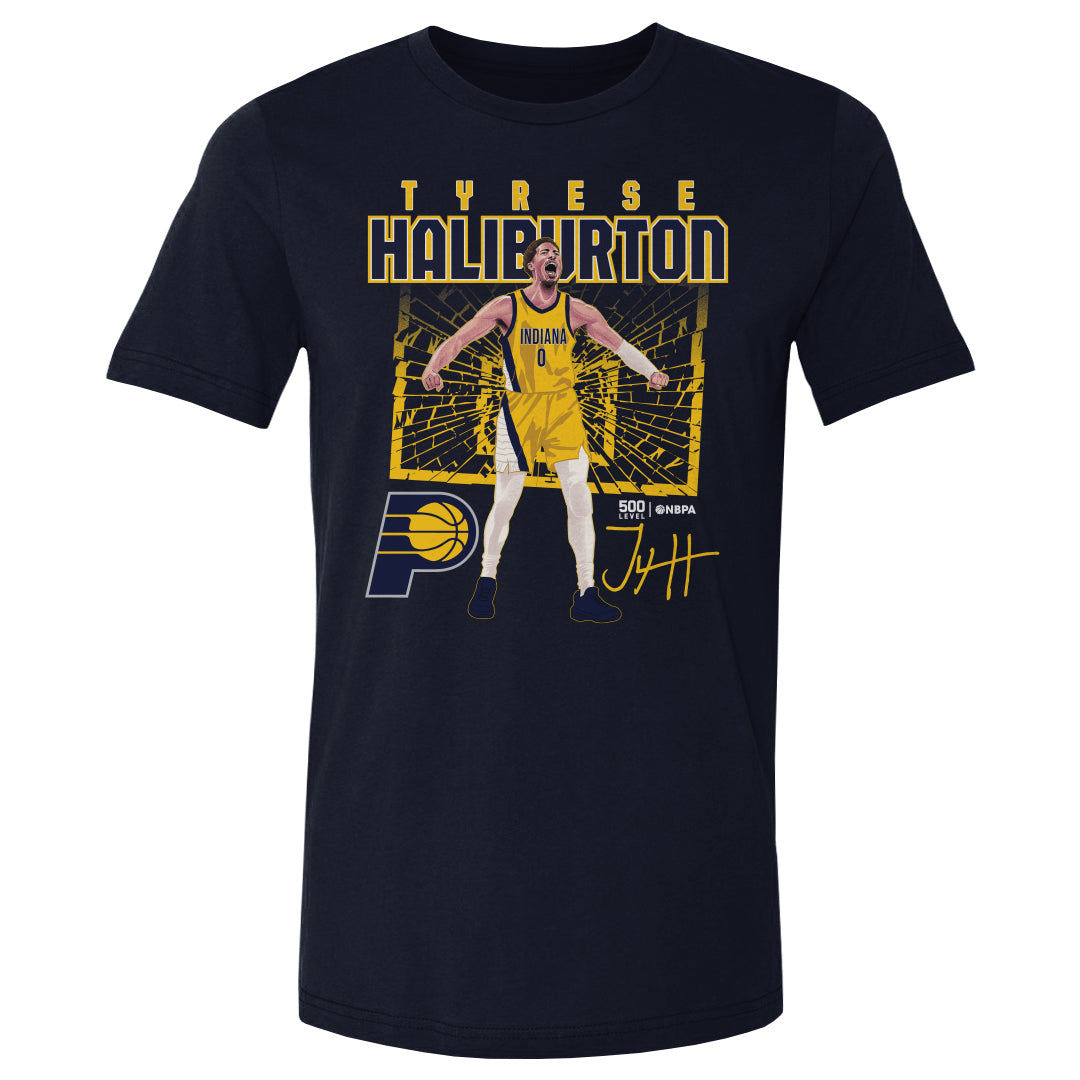 Tyrese Haliburton Men's Cotton T-Shirt | 500 LEVEL