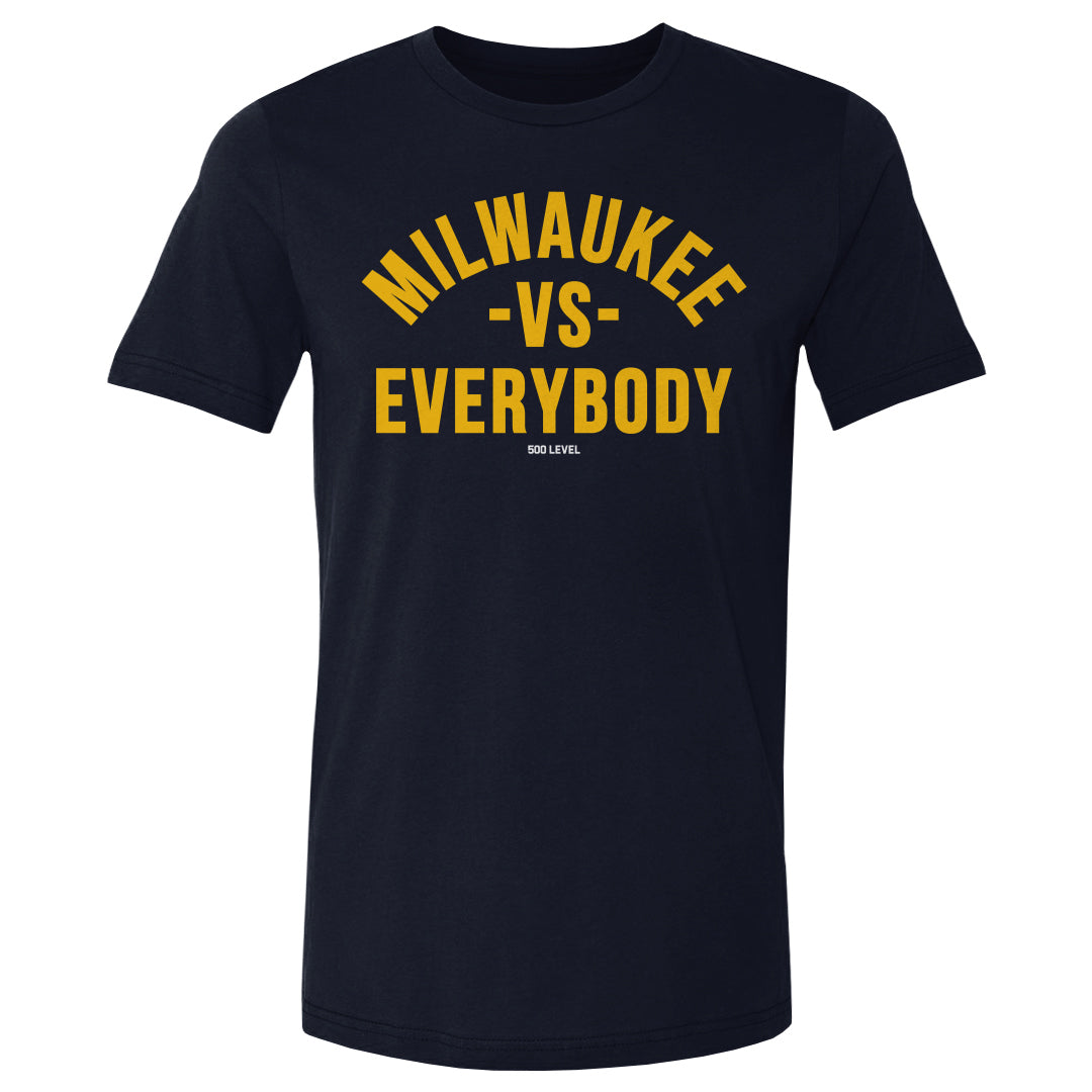 Milwaukee Baseball Men's Cotton T-Shirt | 500 LEVEL