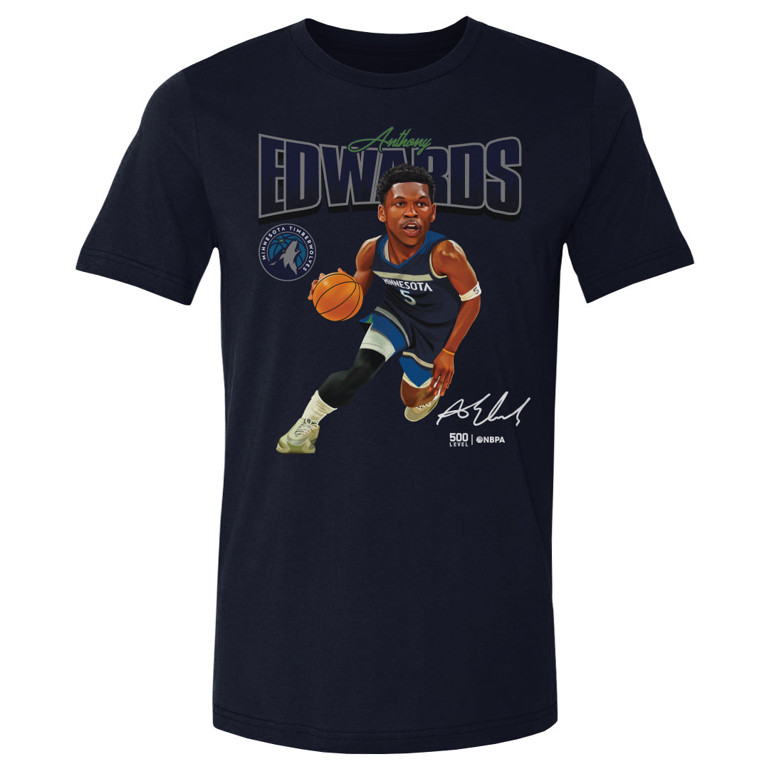 Anthony Edwards Men's Cotton T-Shirt | 500 LEVEL