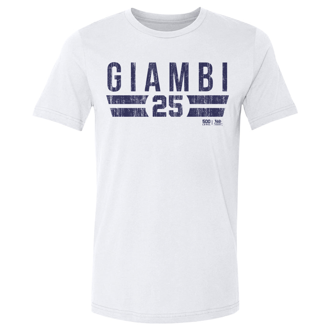 Jason Giambi Men's Cotton T-Shirt | 500 LEVEL