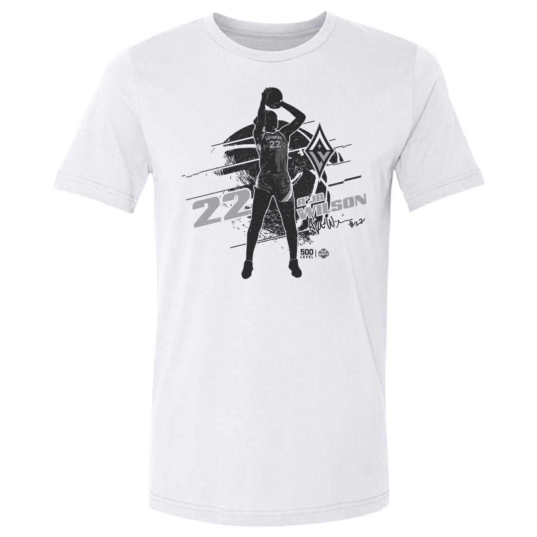 A'ja Wilson Men's Cotton T-Shirt | 500 LEVEL