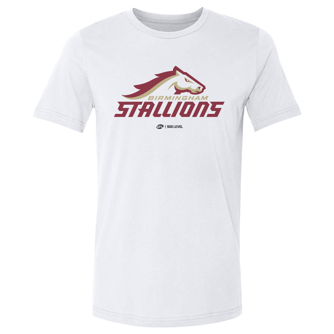Birmingham Stallions Men's Cotton T-Shirt | 500 LEVEL
