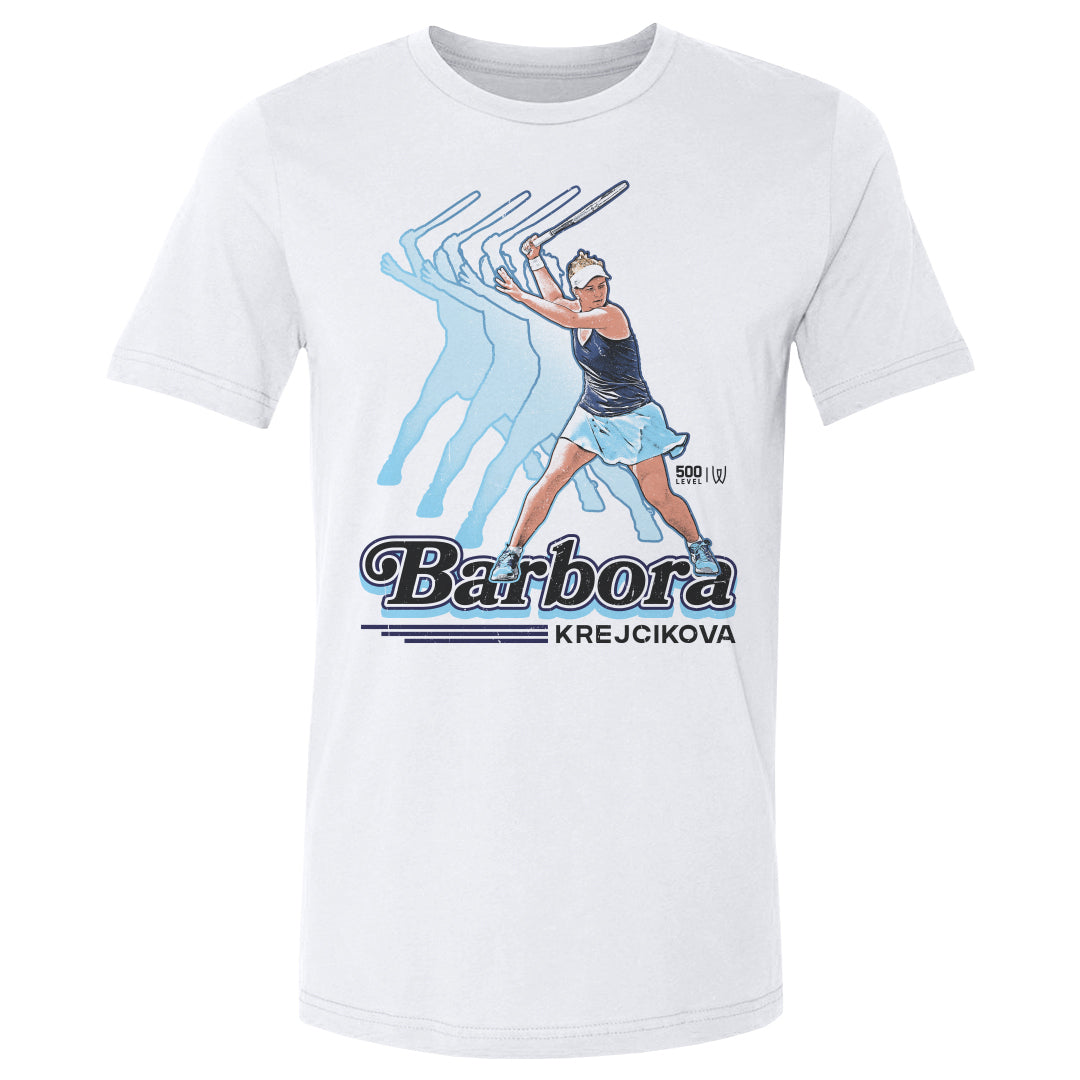 Barbora Krejcikova Men's Cotton T-Shirt | 500 LEVEL