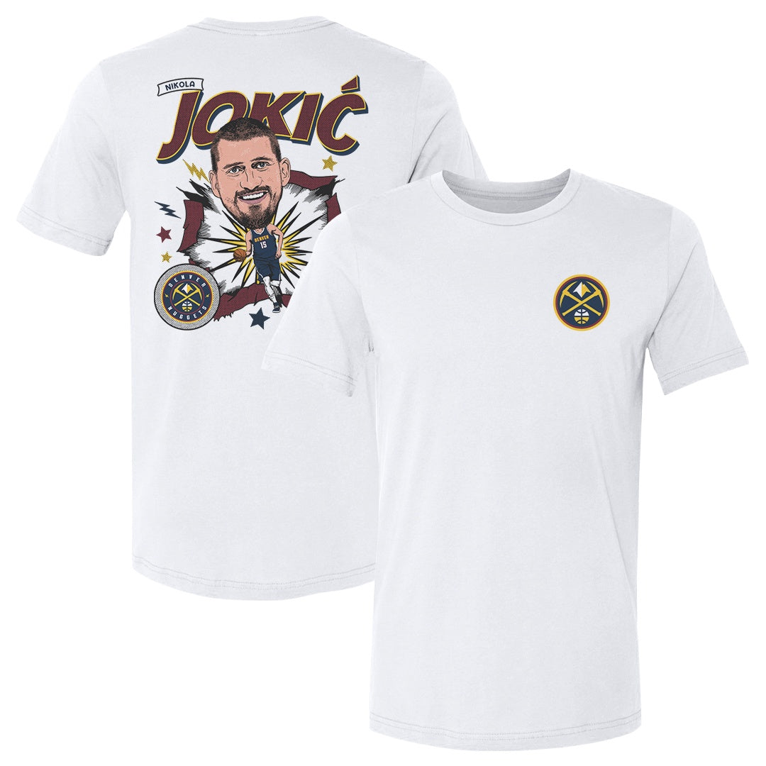 Nikola Jokic Men's Cotton T-Shirt | 500 LEVEL