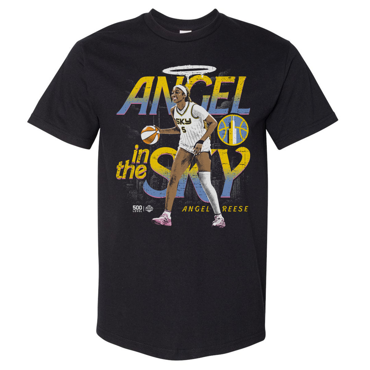 Angel Reese Men's Heavyweight T-Shirt | 500 LEVEL