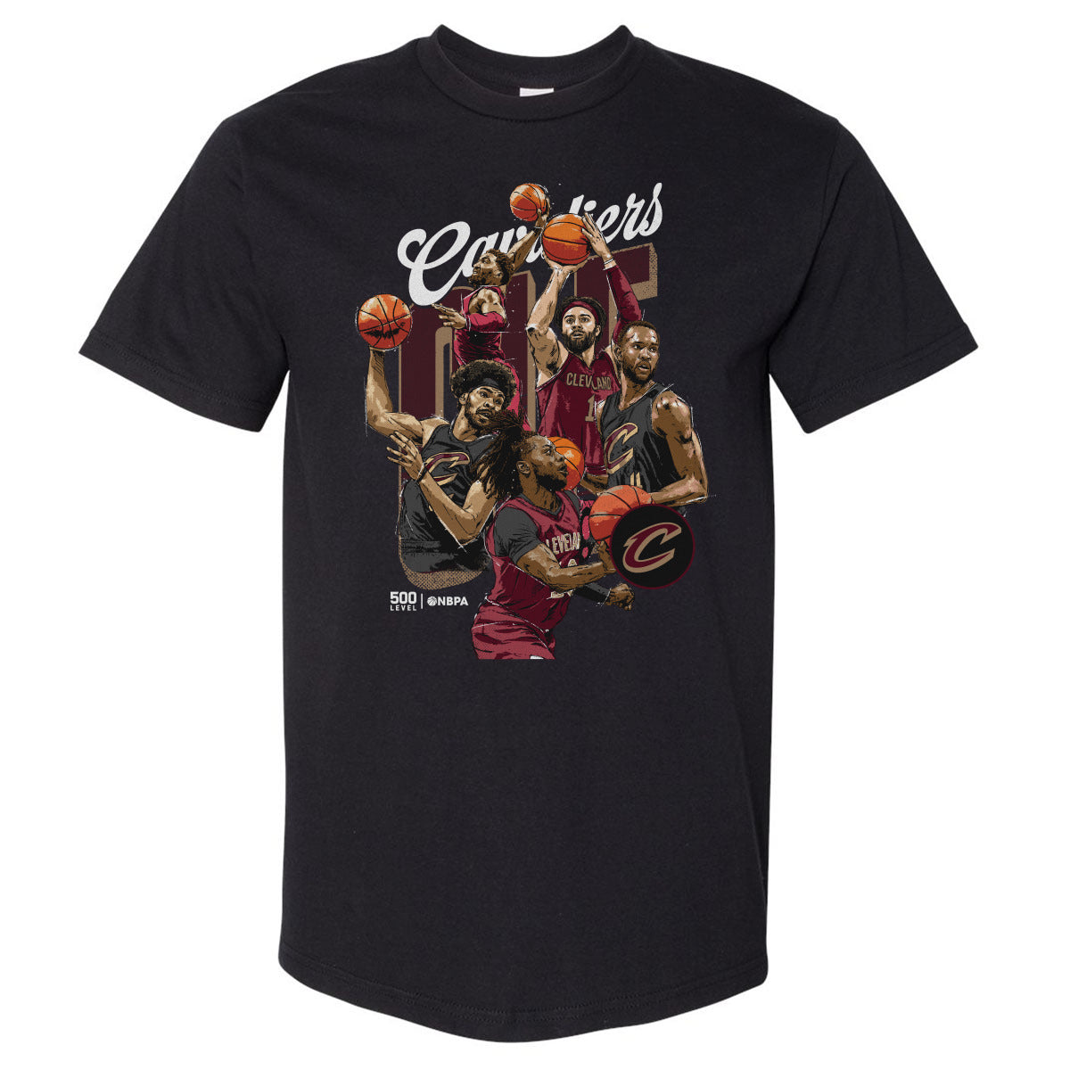 Cleveland Cavaliers Men's Heavyweight T-Shirt | 500 LEVEL