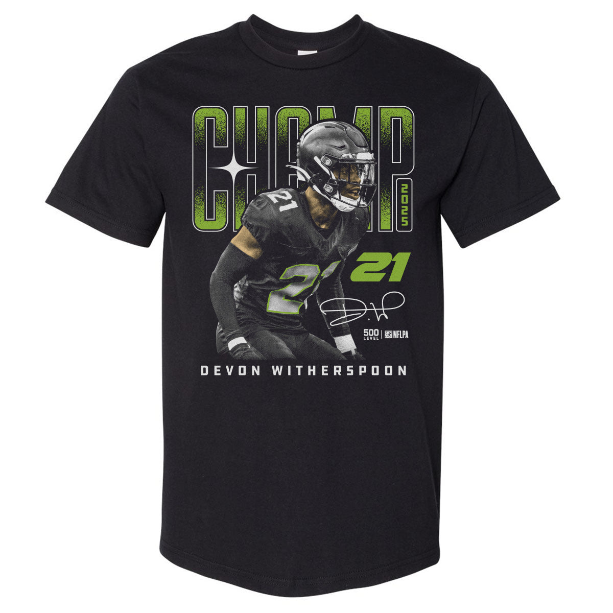 Devon Witherspoon Men's Heavyweight T-Shirt | 500 LEVEL