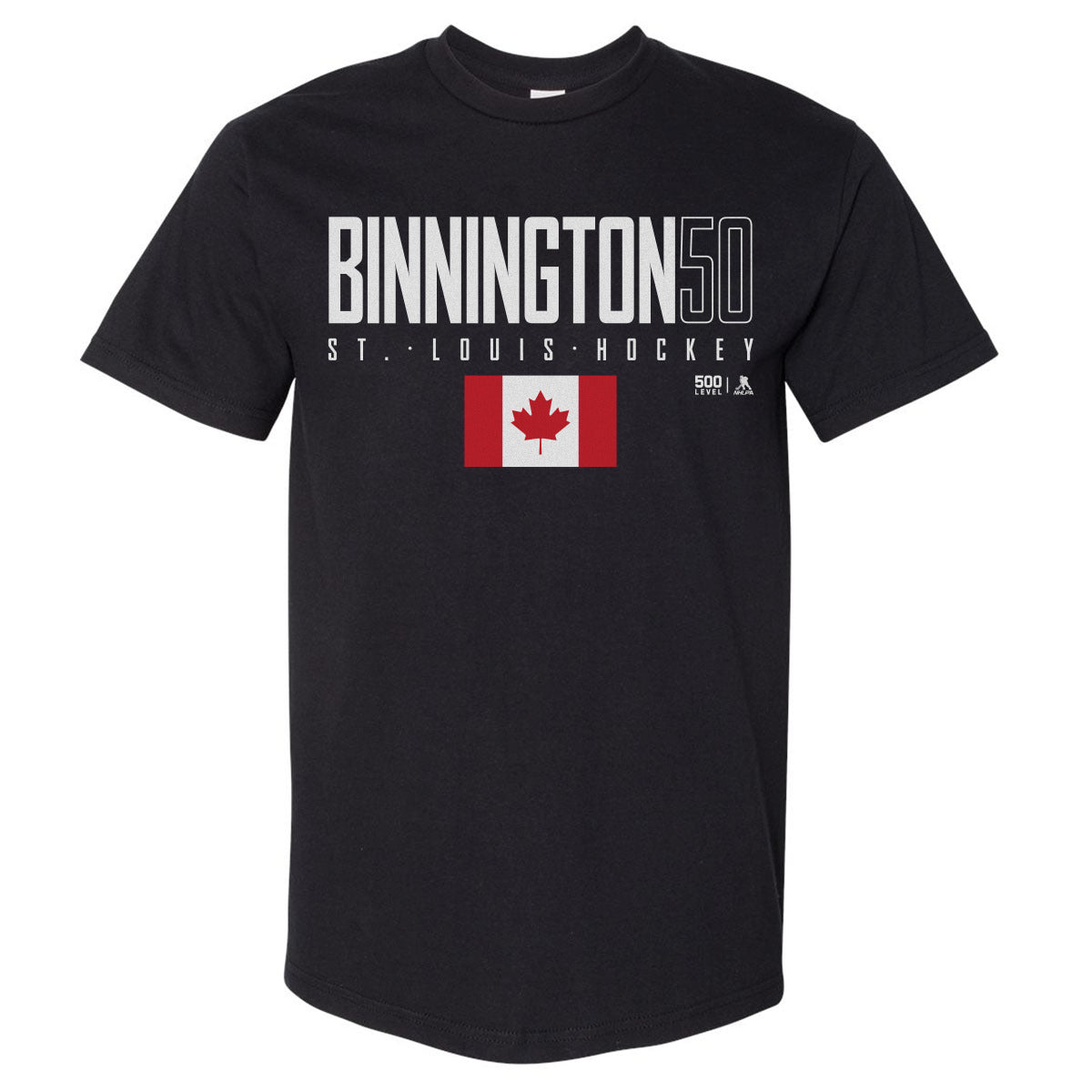 Jordan Binnington Men's Heavyweight T-Shirt | 500 LEVEL