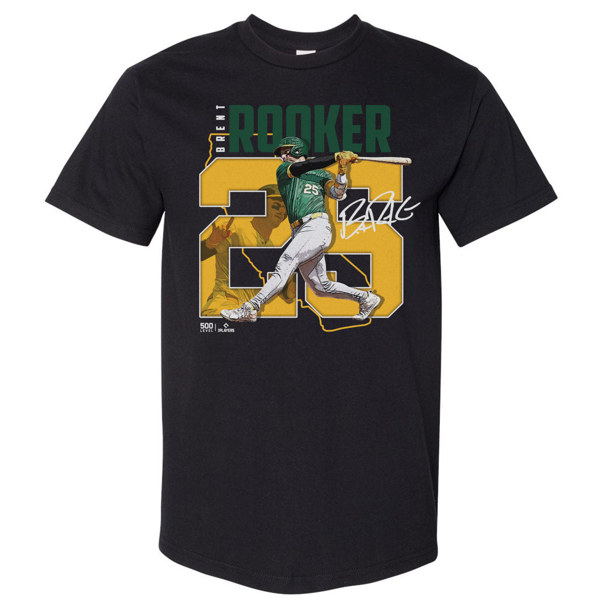 Brent Rooker Men's Heavyweight T-Shirt | 500 LEVEL