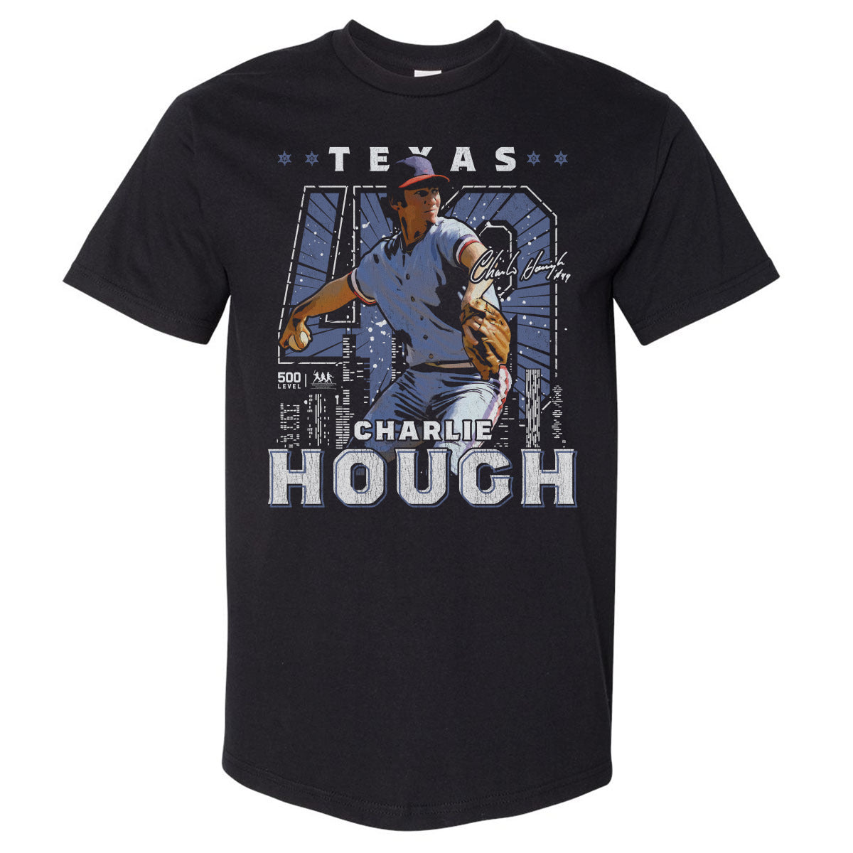 Charlie Hough Men's Heavyweight T-Shirt | 500 LEVEL
