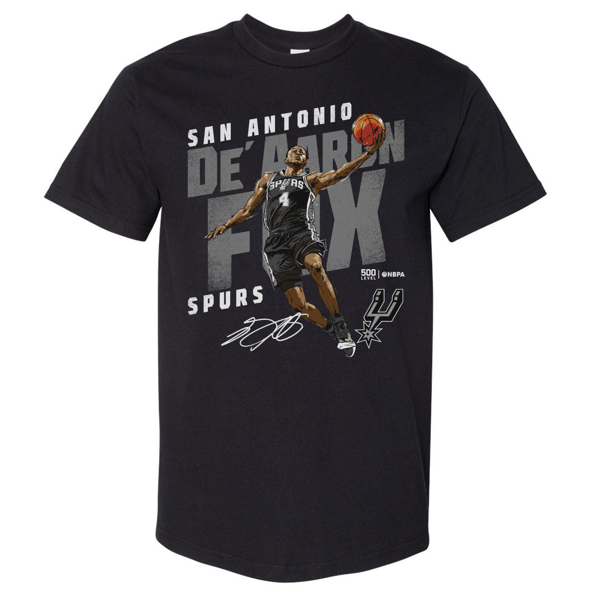 De'Aaron Fox Men's Heavyweight T-Shirt | 500 LEVEL