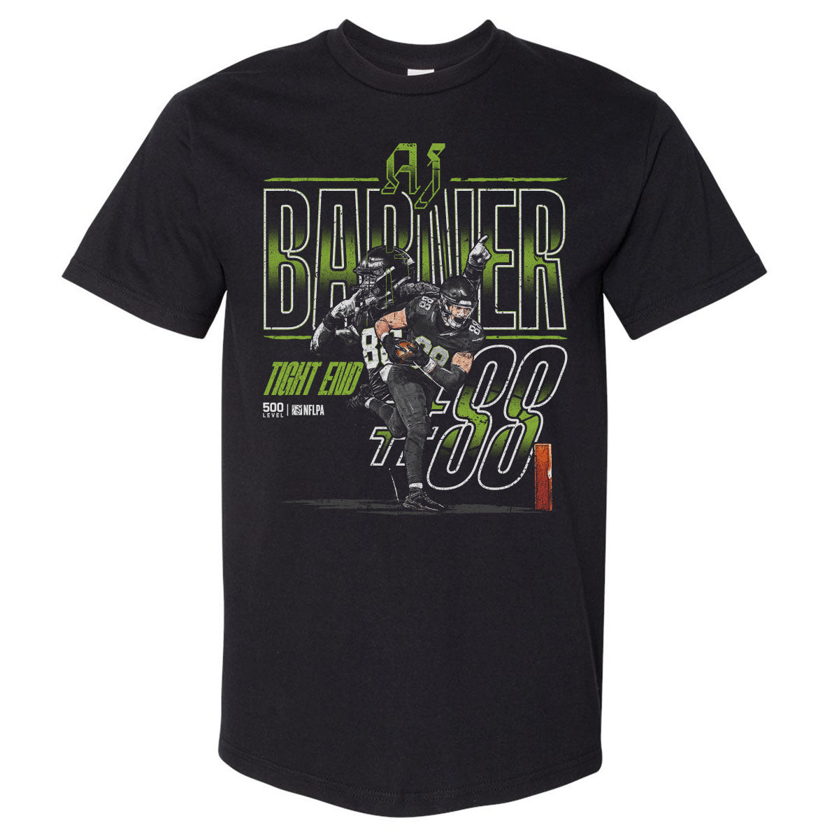 AJ Barner Men's Heavyweight T-Shirt | 500 LEVEL