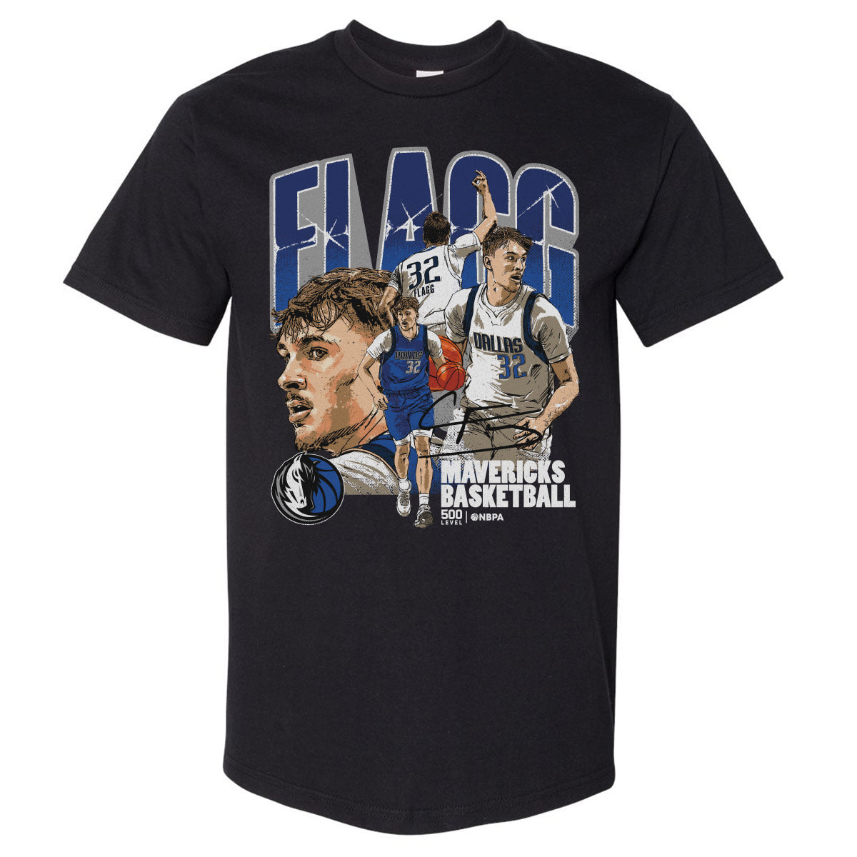 Cooper Flagg Men's Heavyweight T-Shirt | 500 LEVEL