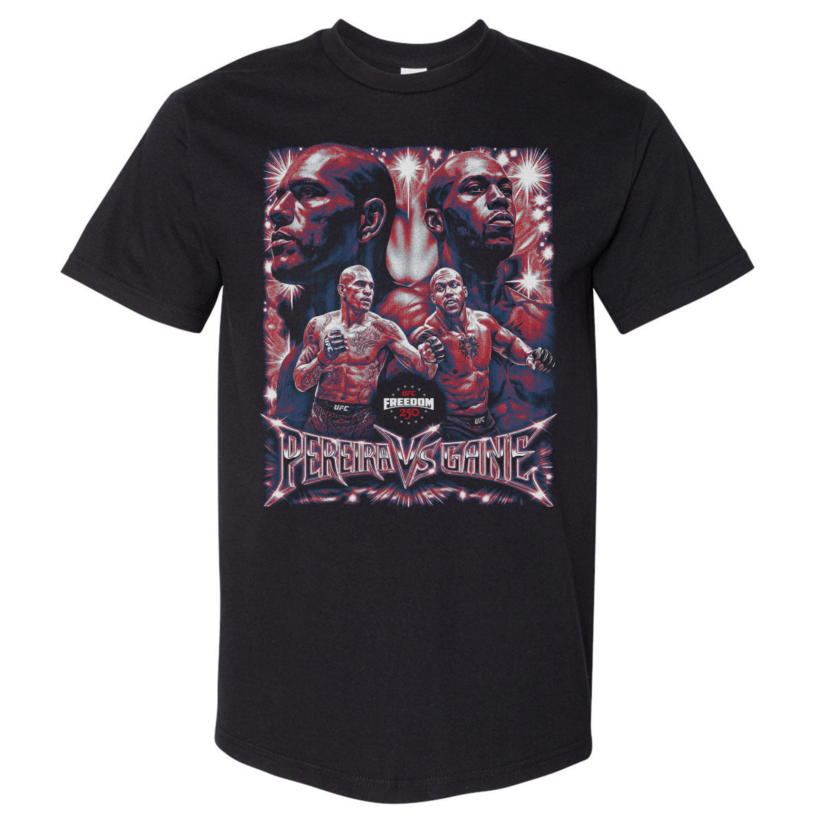 UFC Events Men's Heavyweight T-Shirt | 500 LEVEL