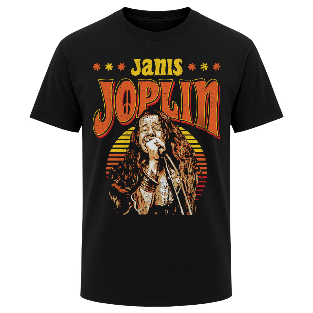Janis Joplin Men's Heavyweight T-Shirt | 500 LEVEL