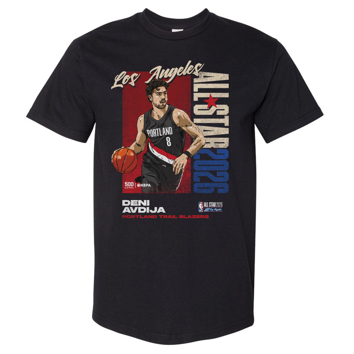 Deni Avdija Men's Heavyweight T-Shirt | 500 LEVEL