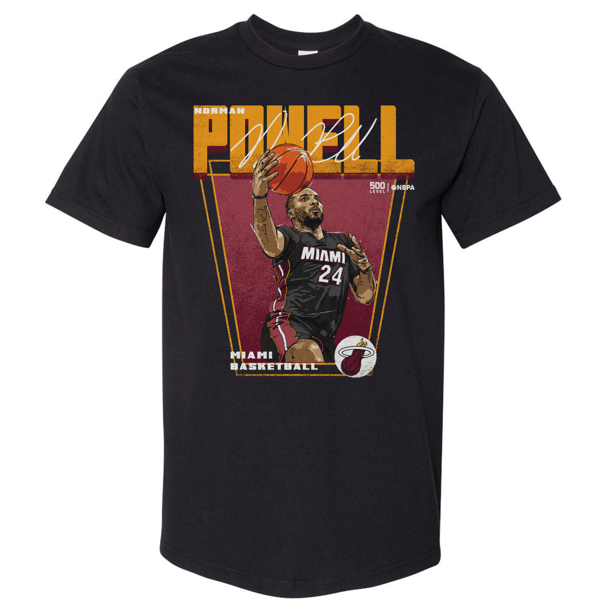 Norman Powell Men's Heavyweight T-Shirt | 500 LEVEL