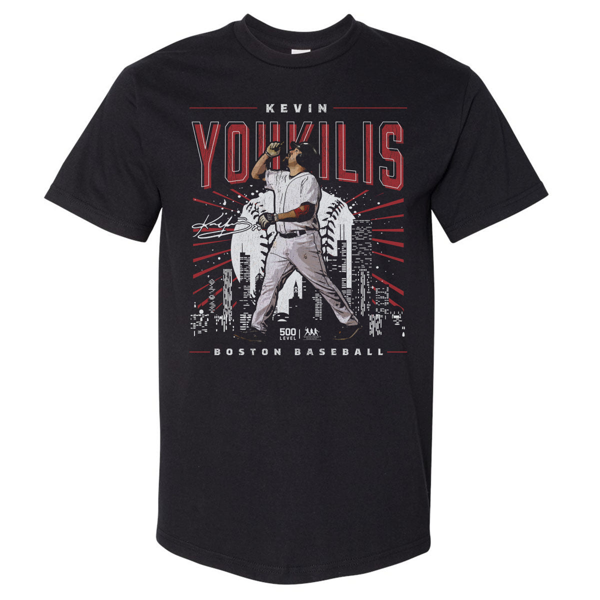 Kevin Youkilis Men's Heavyweight T-Shirt | 500 LEVEL