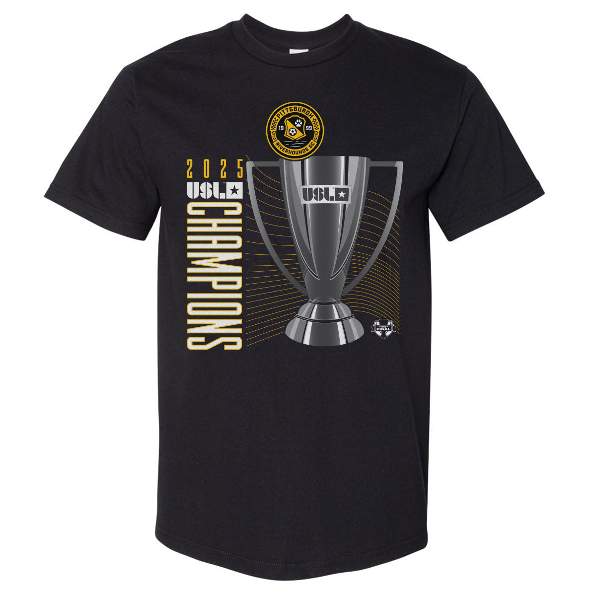 Pittsburgh Riverhounds SC Men's Heavyweight T-Shirt | 500 LEVEL
