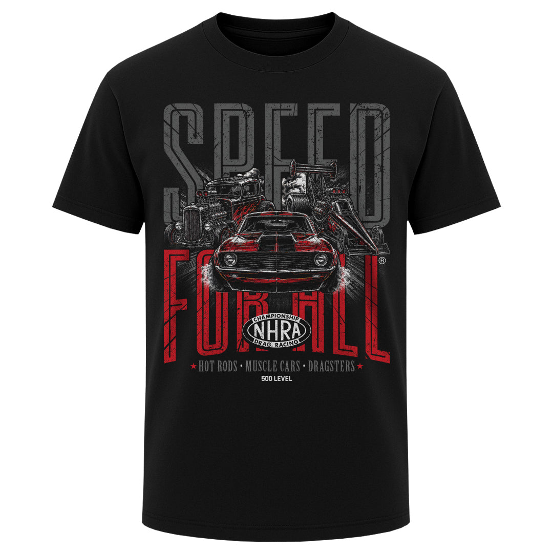 NHRA Men's Heavyweight T-Shirt | 500 LEVEL