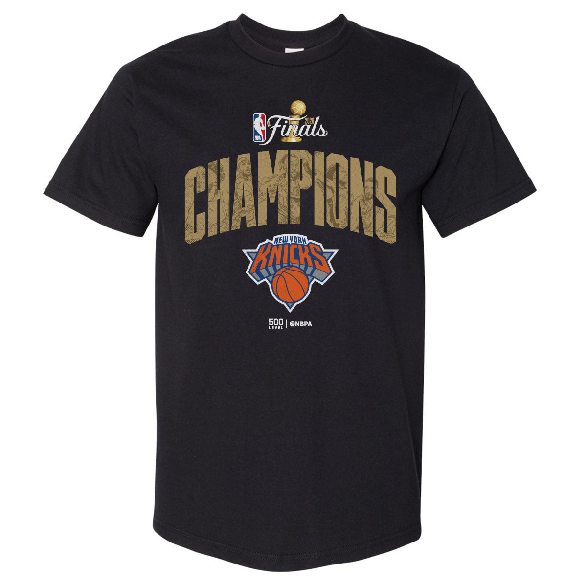 New York Knicks Men's Heavyweight T-Shirt | 500 LEVEL