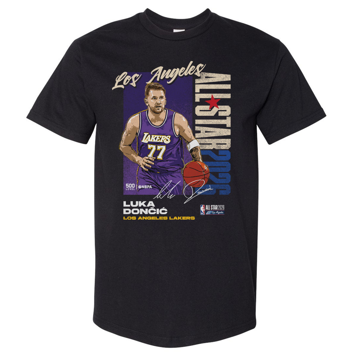 Luka Doncic Men's Heavyweight T-Shirt | 500 LEVEL