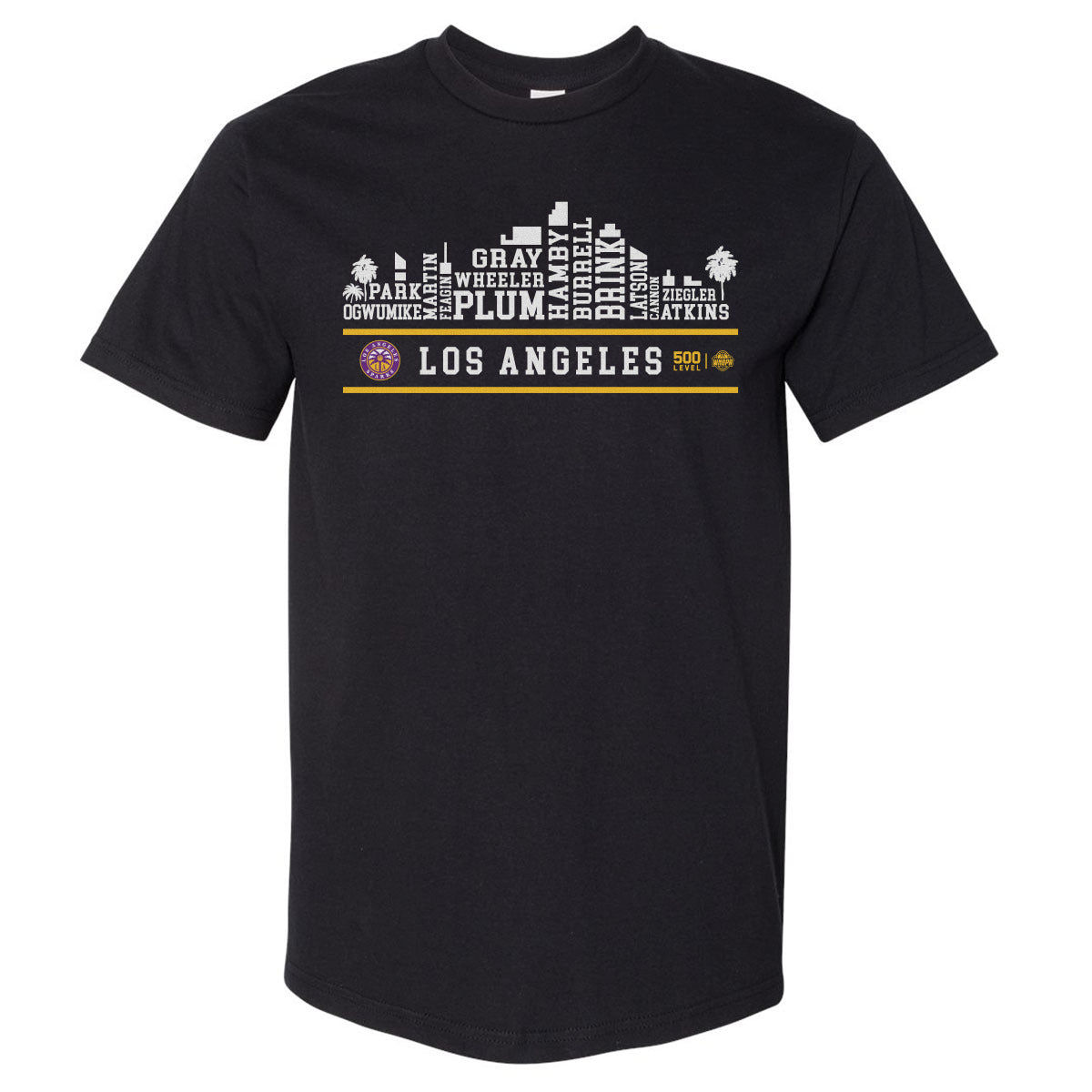 Los Angeles Sparks Men's Heavyweight T-Shirt | 500 LEVEL