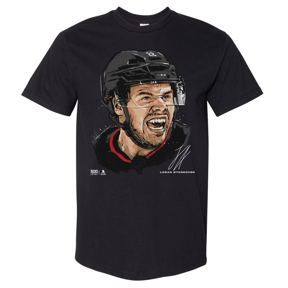 Logan Stankoven Men's Heavyweight T-Shirt | 500 LEVEL