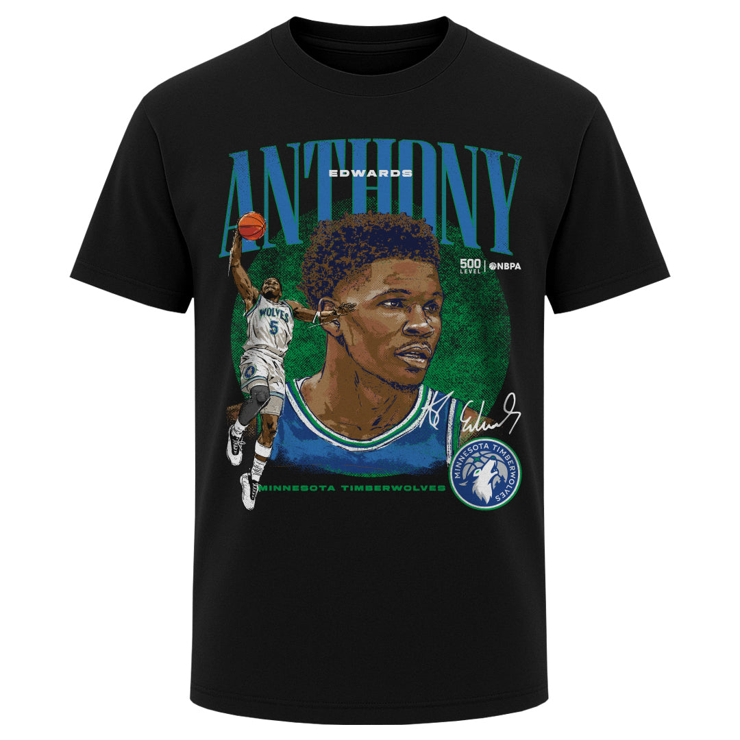 Anthony Edwards Men's Heavyweight T-Shirt | 500 LEVEL