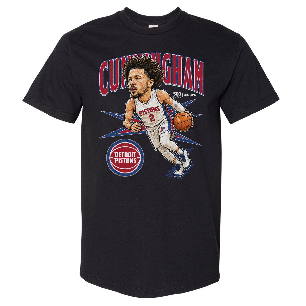Cade Cunningham Men's Heavyweight T-Shirt | 500 LEVEL