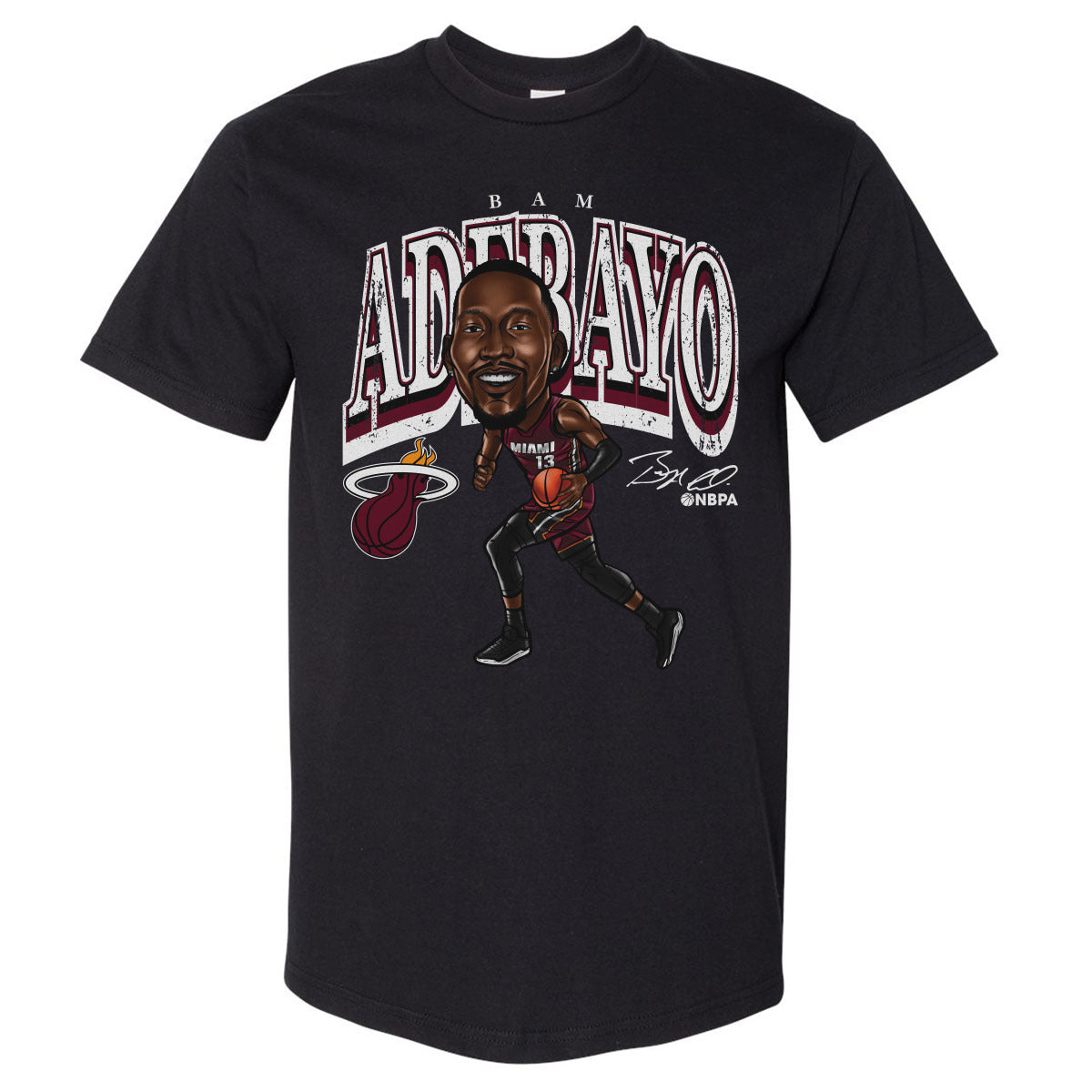 Bam Adebayo Men's Heavyweight T-Shirt | 500 LEVEL