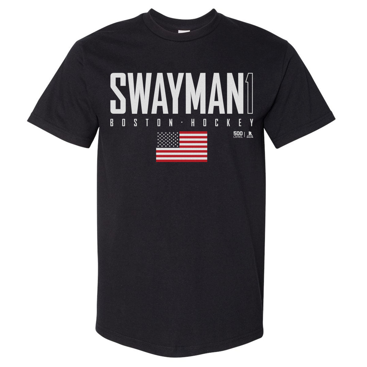 Jeremy Swayman Men's Heavyweight T-Shirt | 500 LEVEL