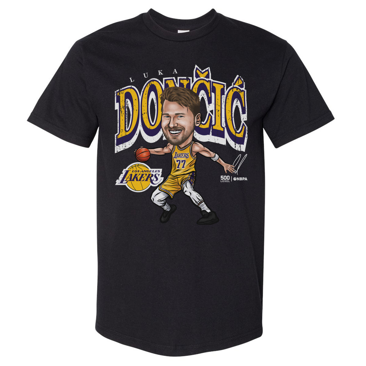 Luka Doncic Men's Heavyweight T-Shirt | 500 LEVEL