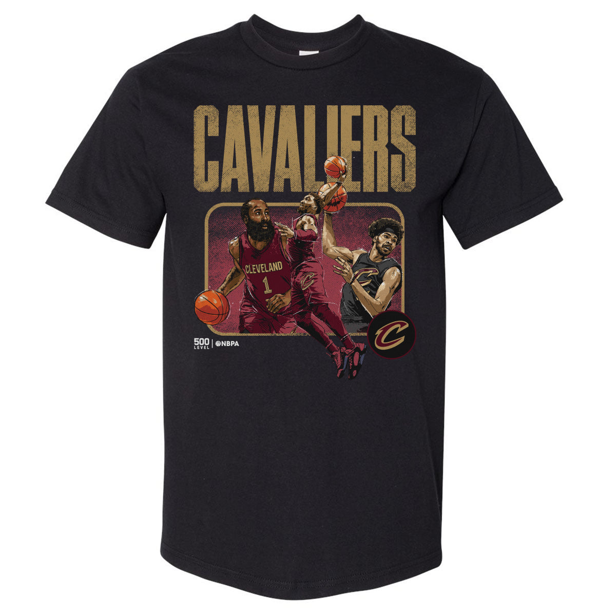 Cleveland Cavaliers Men's Heavyweight T-Shirt | 500 LEVEL