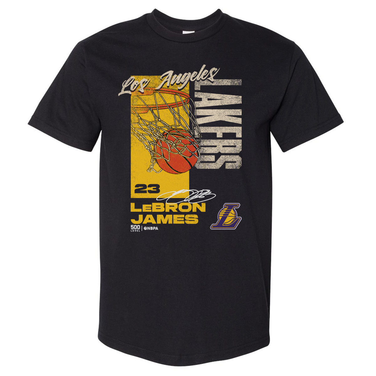 LeBron James Men's Heavyweight T-Shirt | 500 LEVEL