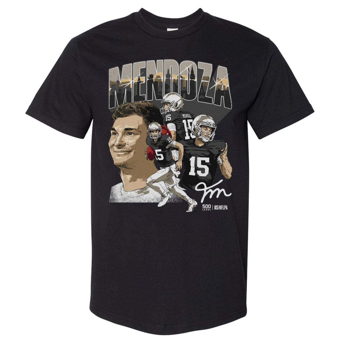 Fernando Mendoza Men's Heavyweight T-Shirt | 500 LEVEL