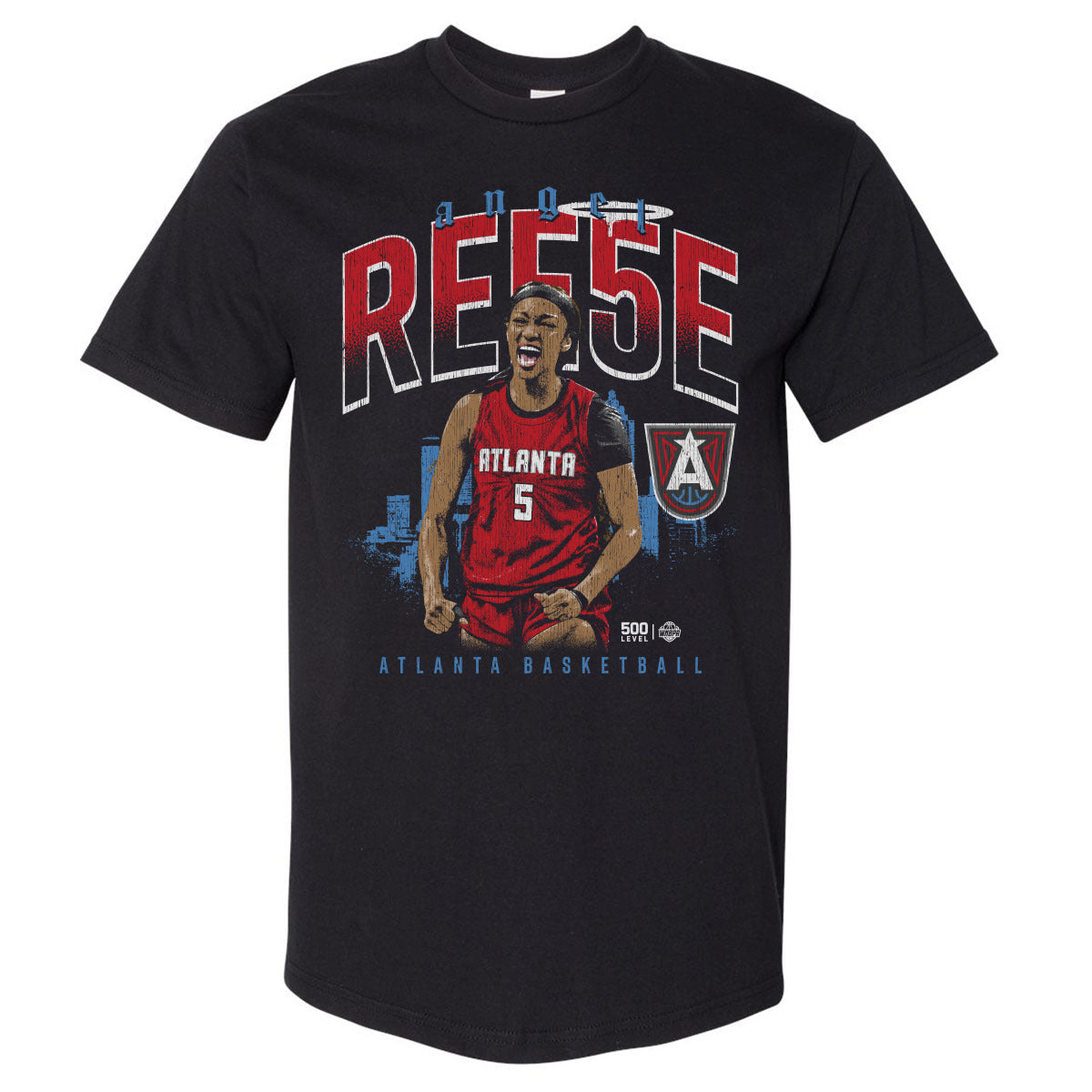 Angel Reese Men's Heavyweight T-Shirt | 500 LEVEL
