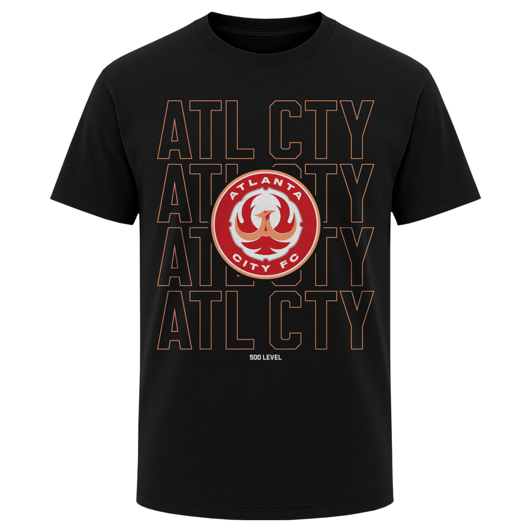 Atlanta City FC Men's Heavyweight T-Shirt | 500 LEVEL