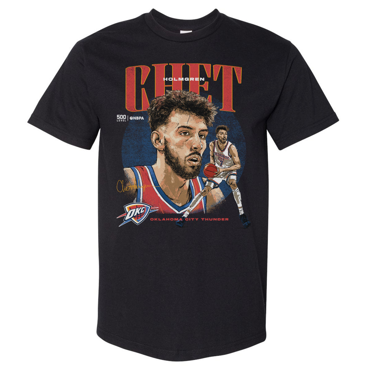 Chet Holmgren Men's Heavyweight T-Shirt | 500 LEVEL