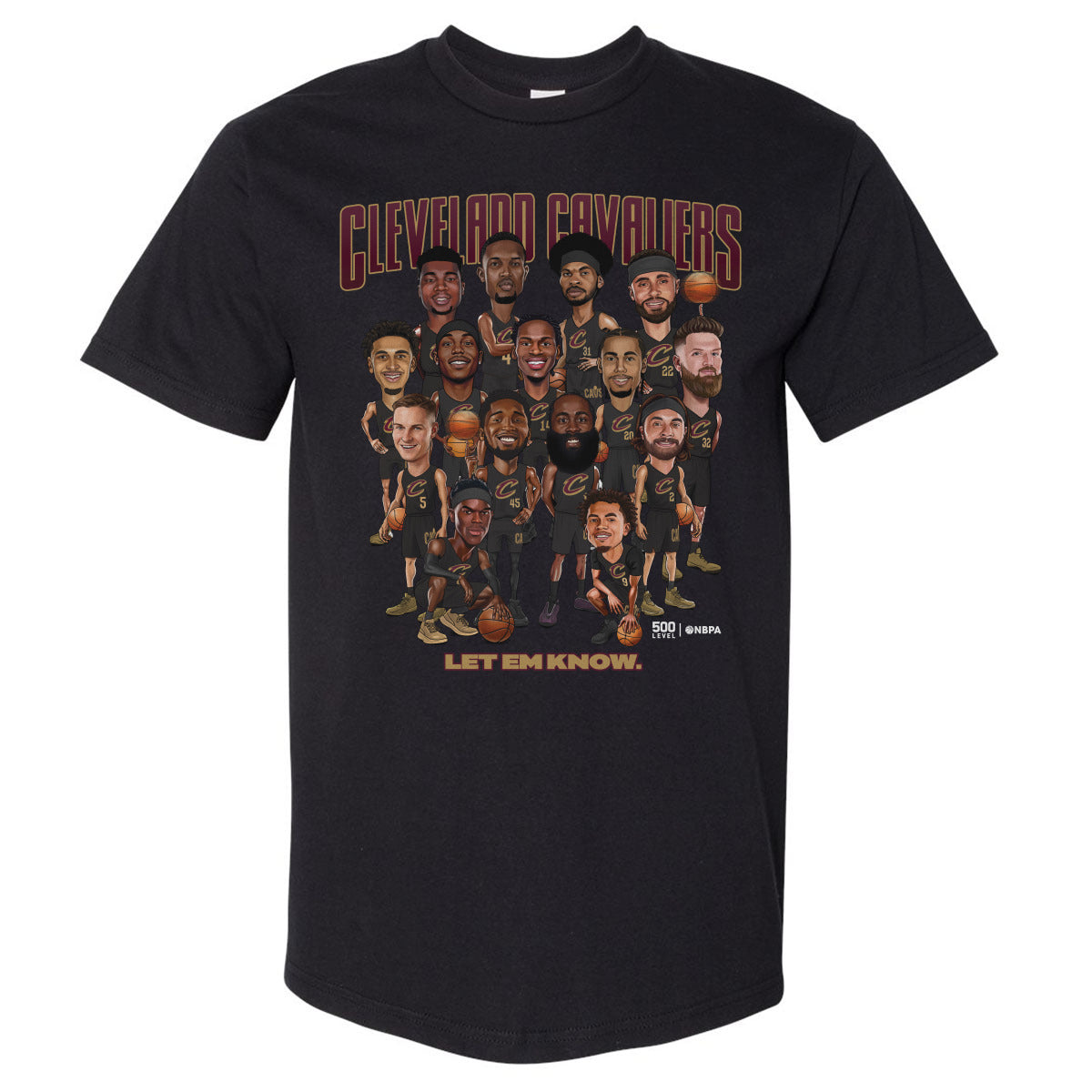 Cleveland Cavaliers Men's Heavyweight T-Shirt | 500 LEVEL