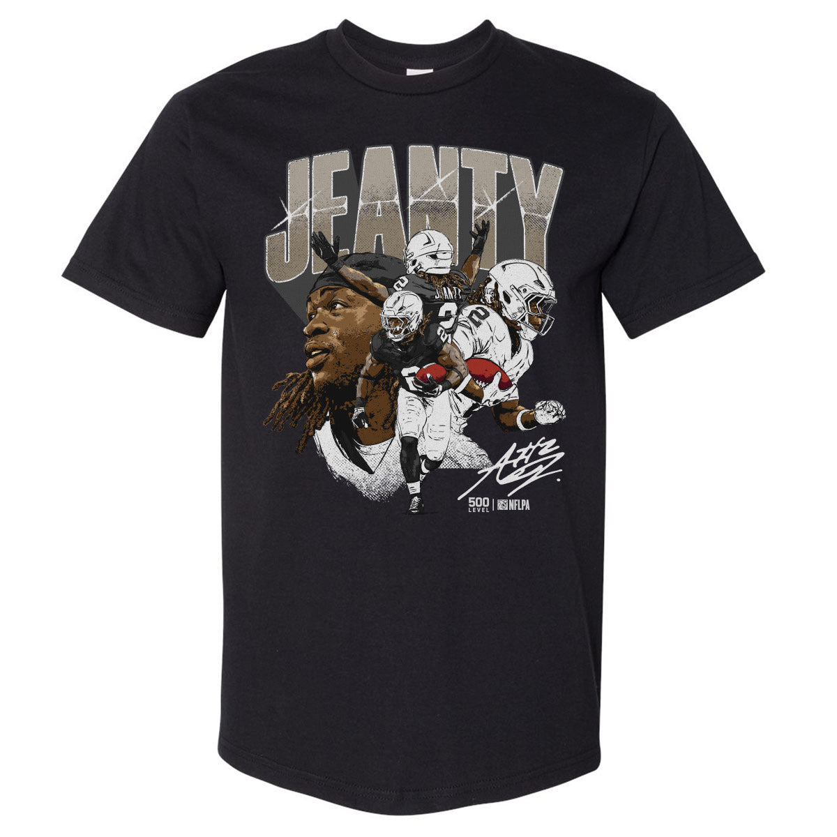 Ashton Jeanty Men's Heavyweight T-Shirt | 500 LEVEL