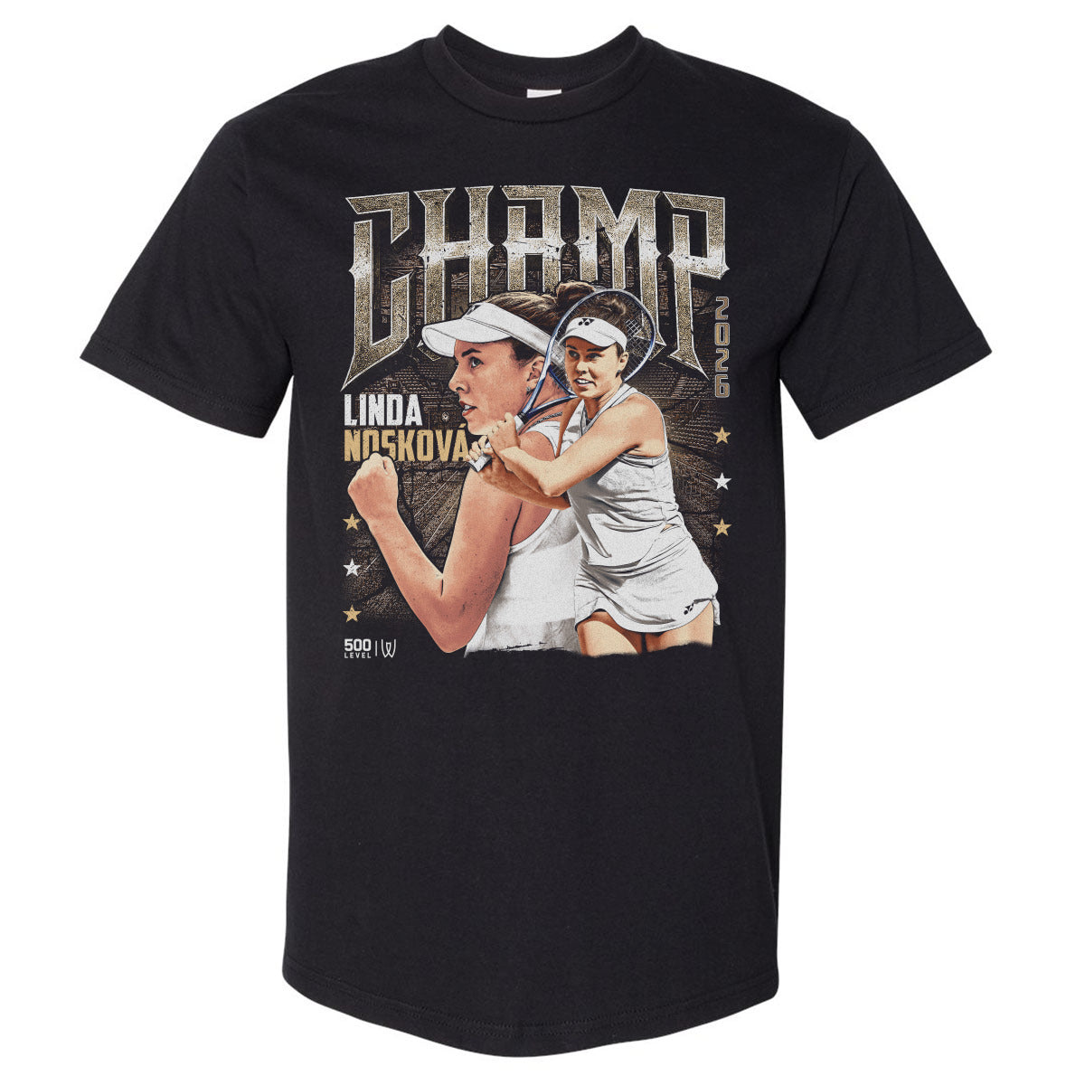 Linda Noskova Men's Heavyweight T-Shirt | 500 LEVEL