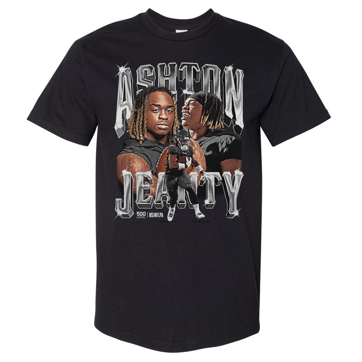 Ashton Jeanty Men's Heavyweight T-Shirt | 500 LEVEL