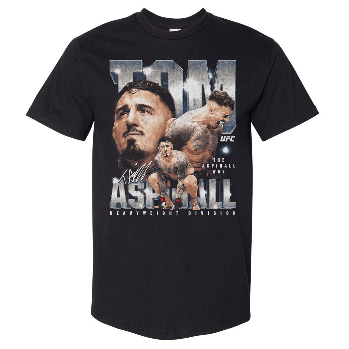 Tom Aspinall Men's Heavyweight T-Shirt | 500 LEVEL