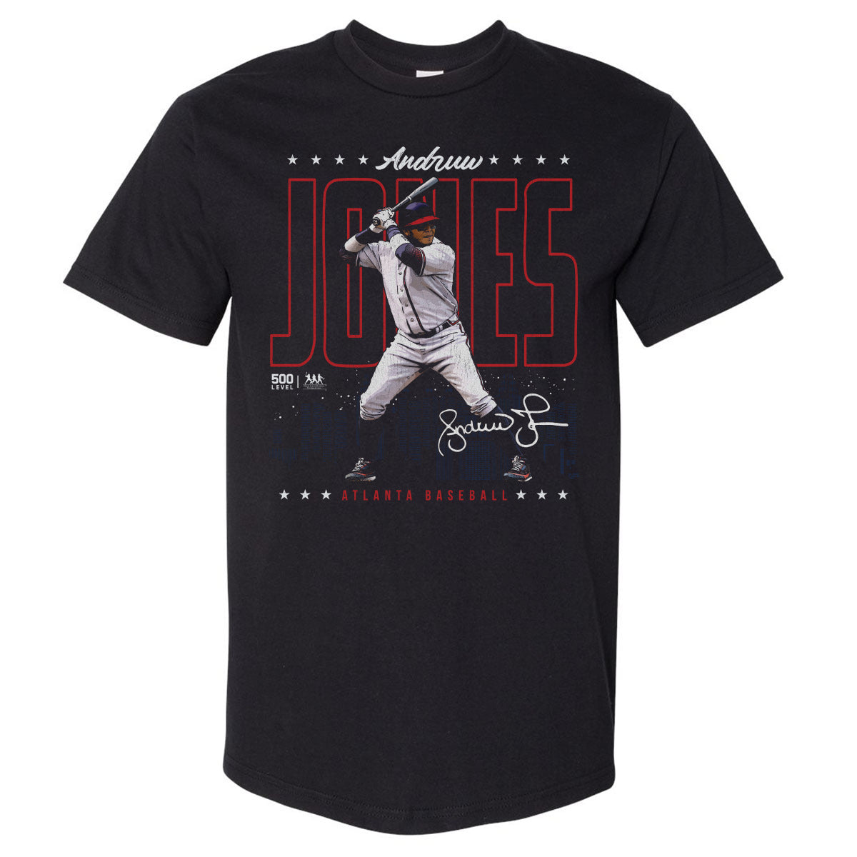 Andruw Jones Men's Heavyweight T-Shirt | 500 LEVEL
